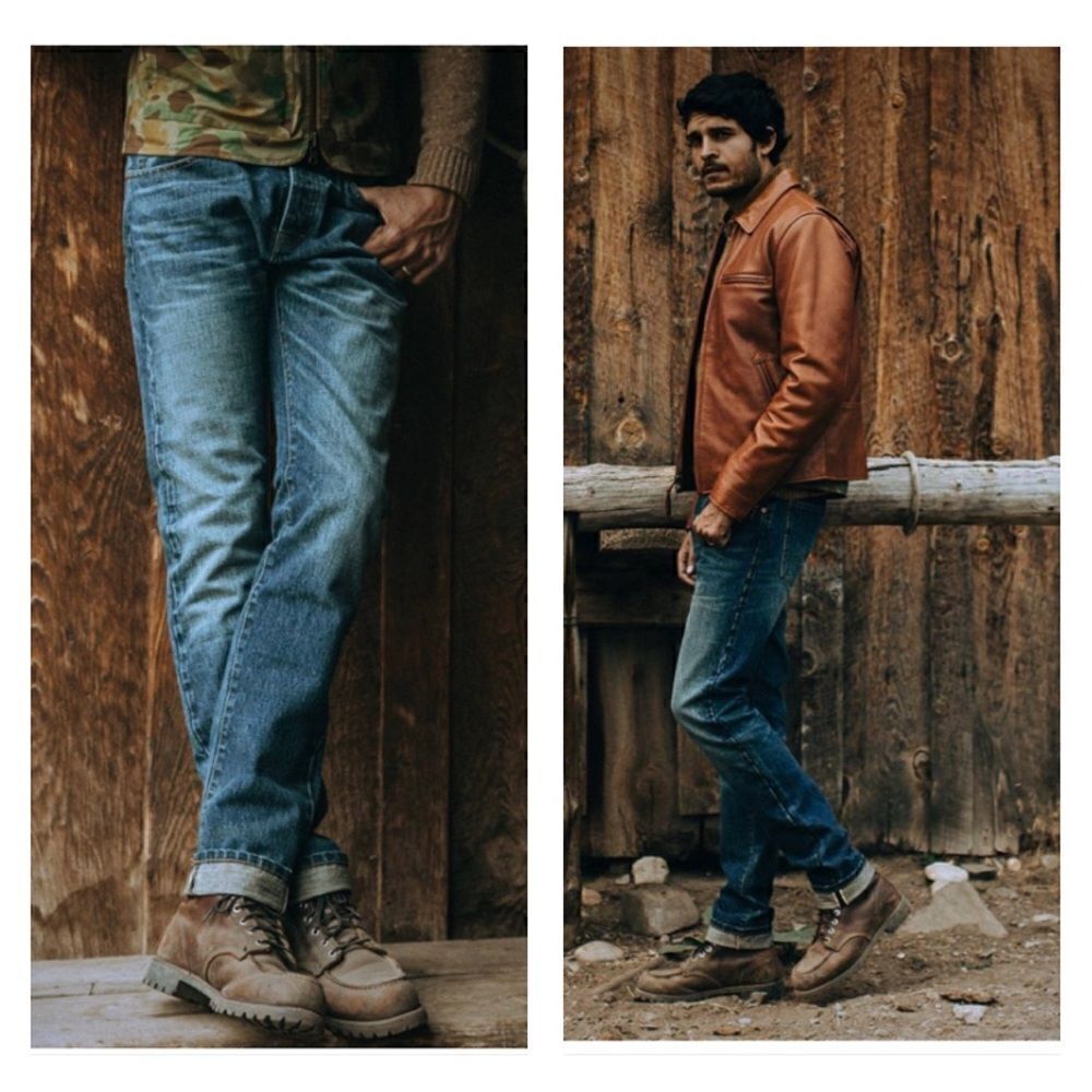 Taylor Stitch The Slim Jean in organic selvage 12-month wash button fly jeans 28